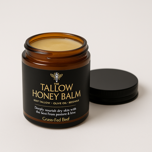Grass-Fed Beef Honey Tallow Balm